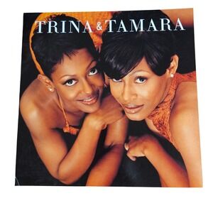 Trina & Tamara 1999 Promo Flat Album Poster 12x12 Double Sided Sony Music Soul